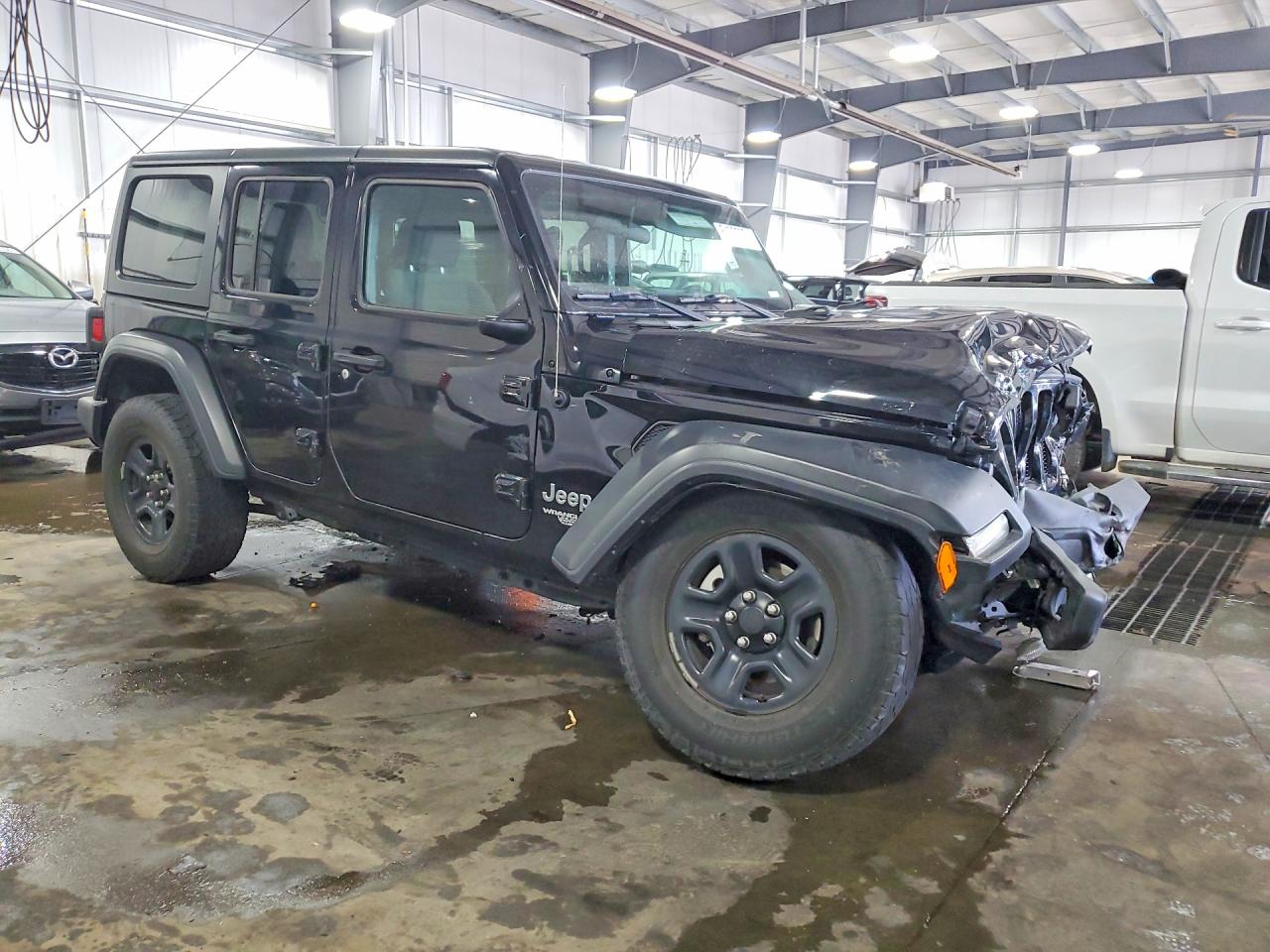 2018 Jeep Wrangler Unlimited Sport Black vin: 1C4HJXDG2JW172710