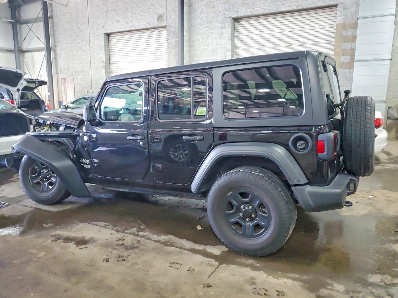2018 Jeep Wrangler Unlimited Sport Black vin: 1C4HJXDG2JW172710