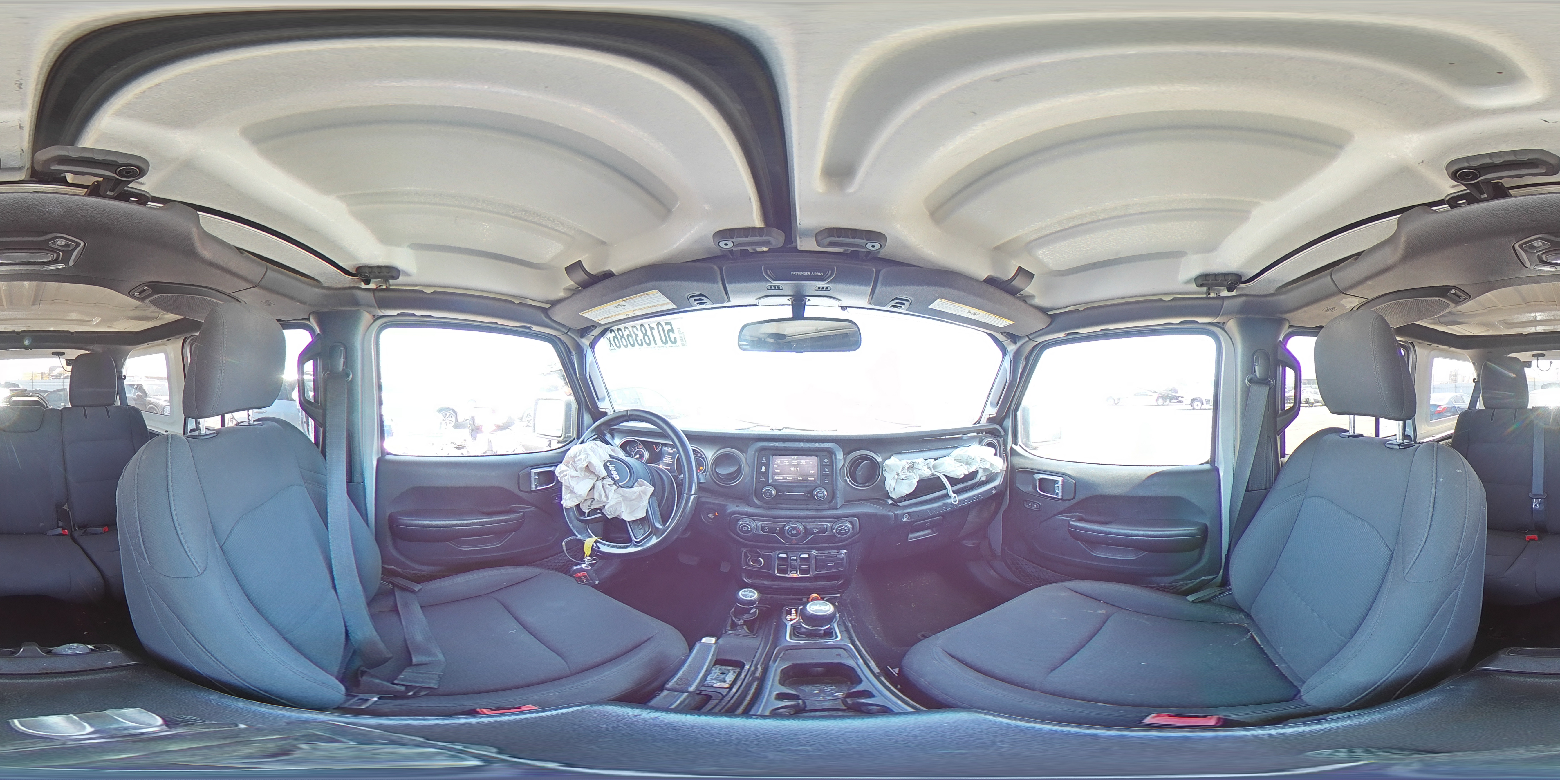 2019 Jeep Wrangler Unlimited Sport Серебряный vin: 1C4HJXDG2KW536450