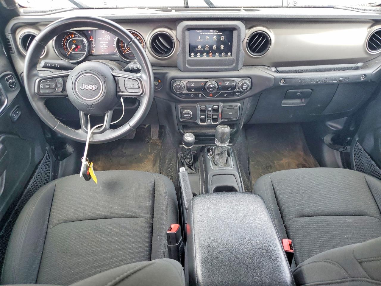 2021 Jeep Wrangler Unlimited Sport Black vin: 1C4HJXDG2MW507243