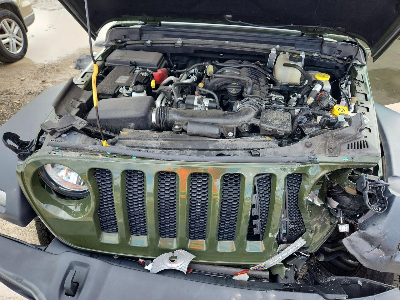 2023 Jeep Wrangler Sport Green vin: 1C4HJXDG2PW616774