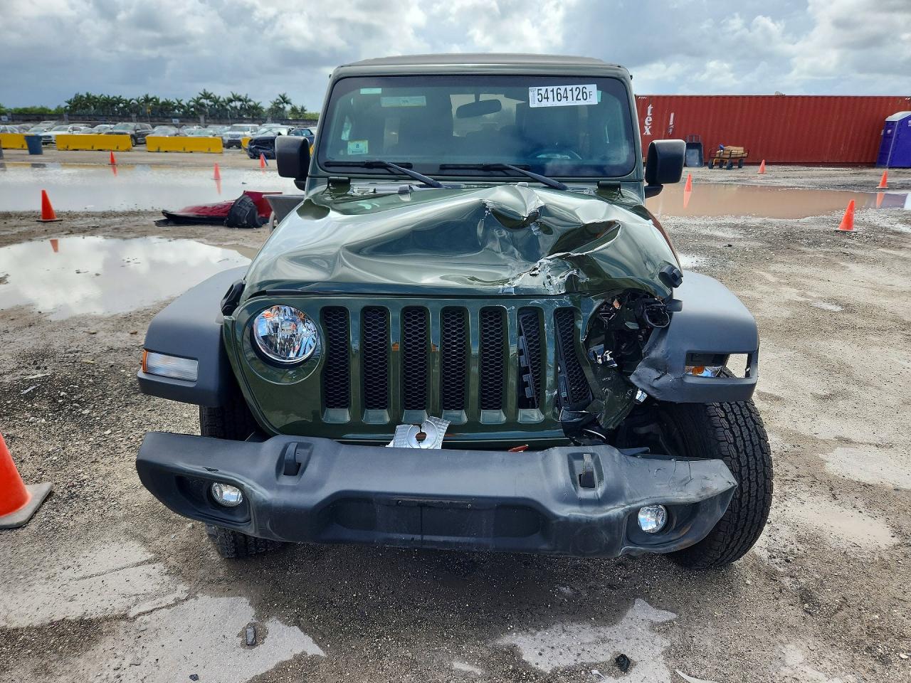 2023 Jeep Wrangler Sport Green vin: 1C4HJXDG2PW616774
