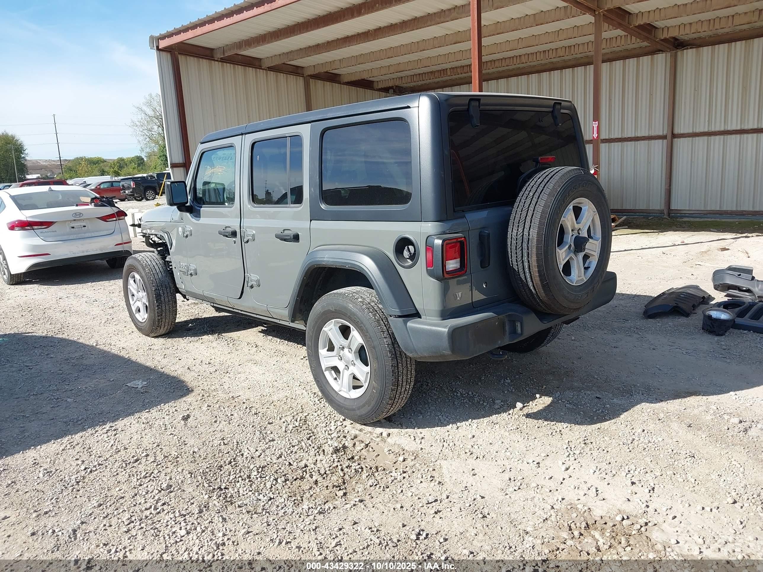 2018 Jeep Wrangler Unlimited Sport S 4x4 Blue vin: 1C4HJXDG3JW253182