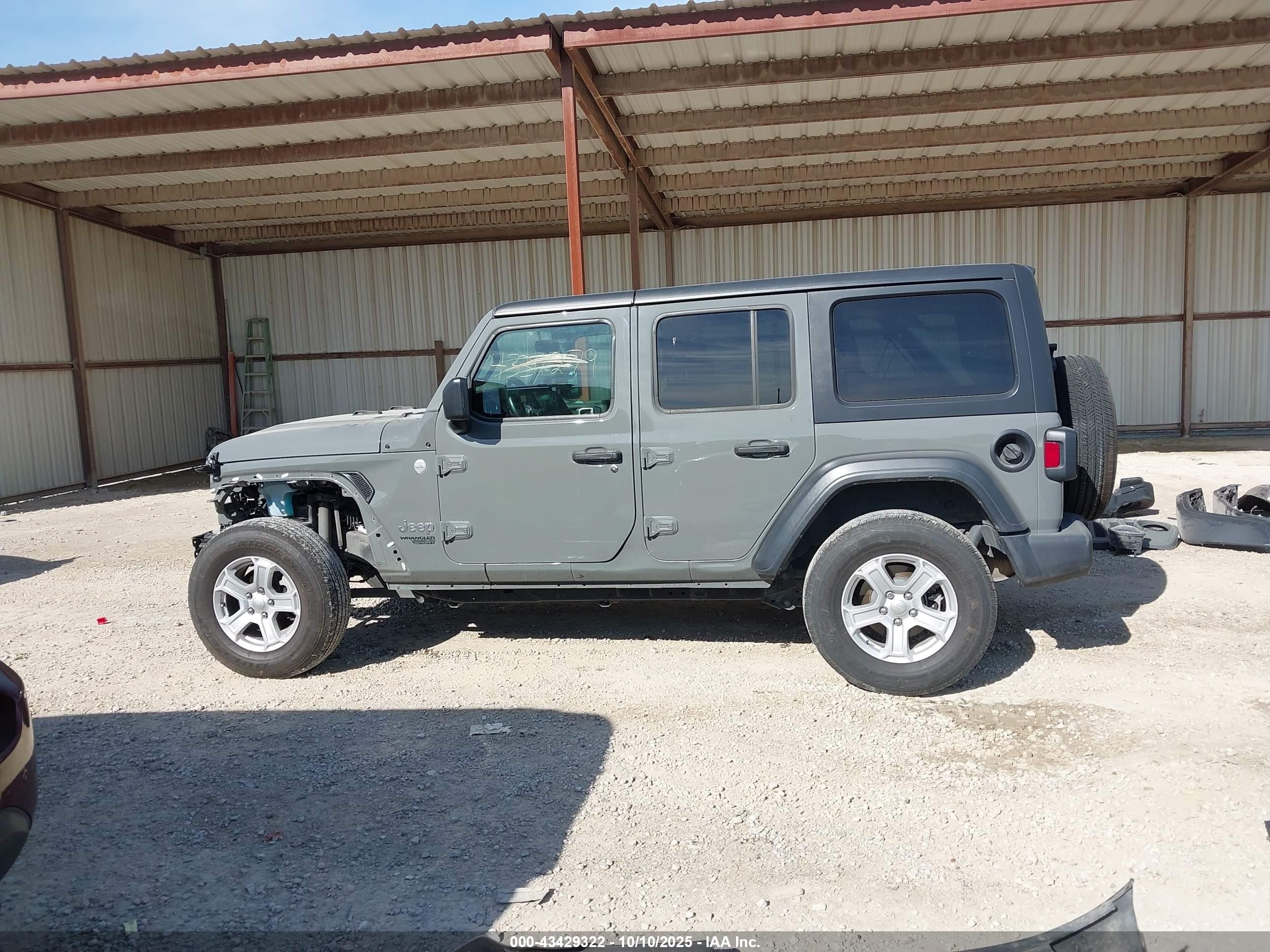 2018 Jeep Wrangler Unlimited Sport S 4x4 Blue vin: 1C4HJXDG3JW253182
