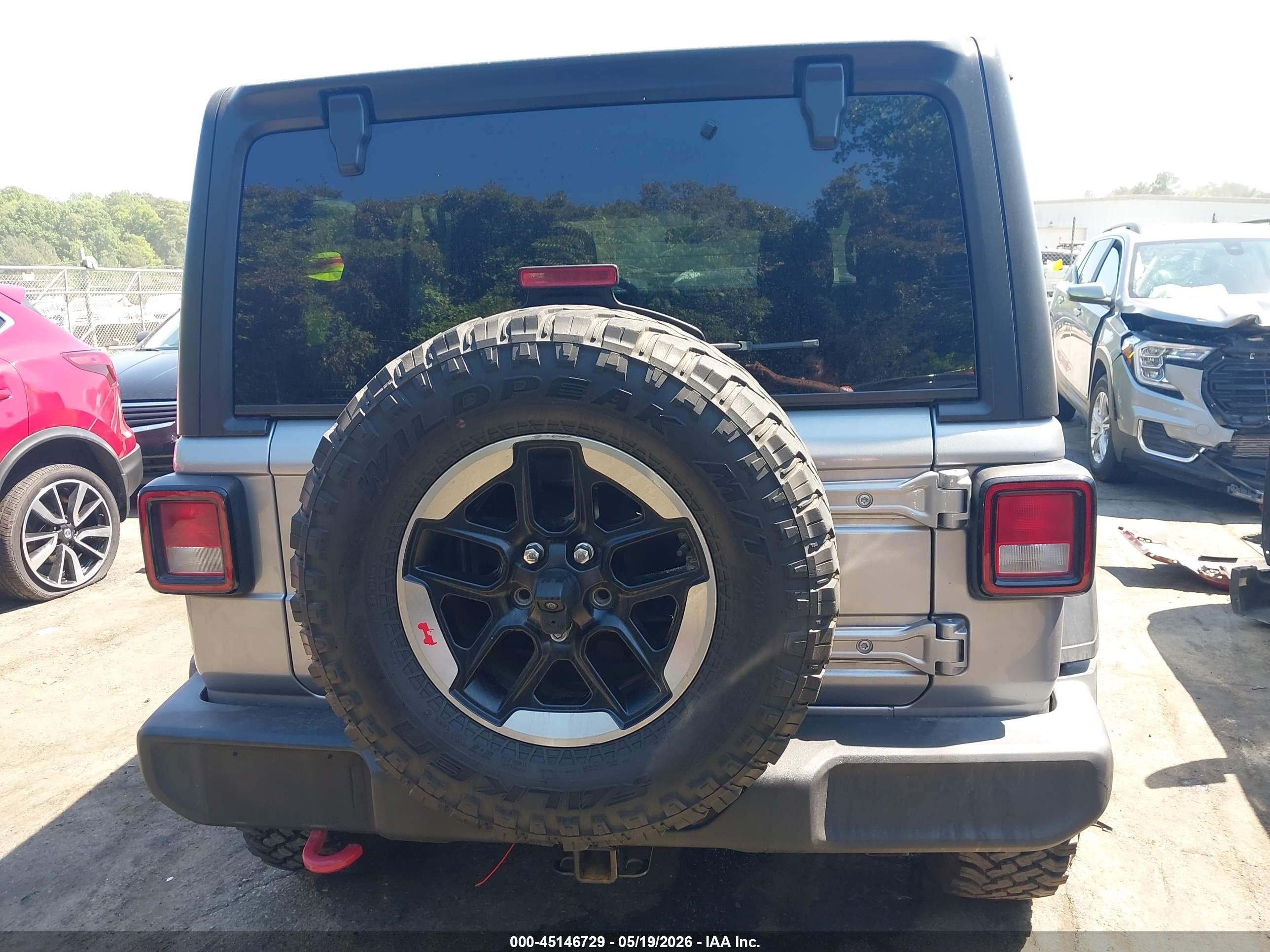 2020 Jeep Wrangler Unlimited Sport 4x4 Gray vin: 1C4HJXDG3LW105083