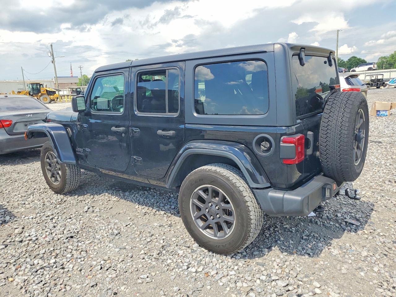 2021 Jeep Wrangler Unlimited Sport Black vin: 1C4HJXDG3MW616956