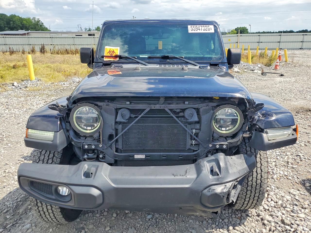 2021 Jeep Wrangler Unlimited Sport Black vin: 1C4HJXDG3MW616956