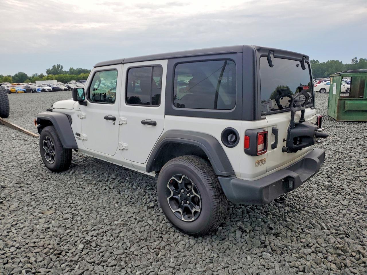 2021 Jeep Wrangler Unlimited Sport White vin: 1C4HJXDG3MW721397