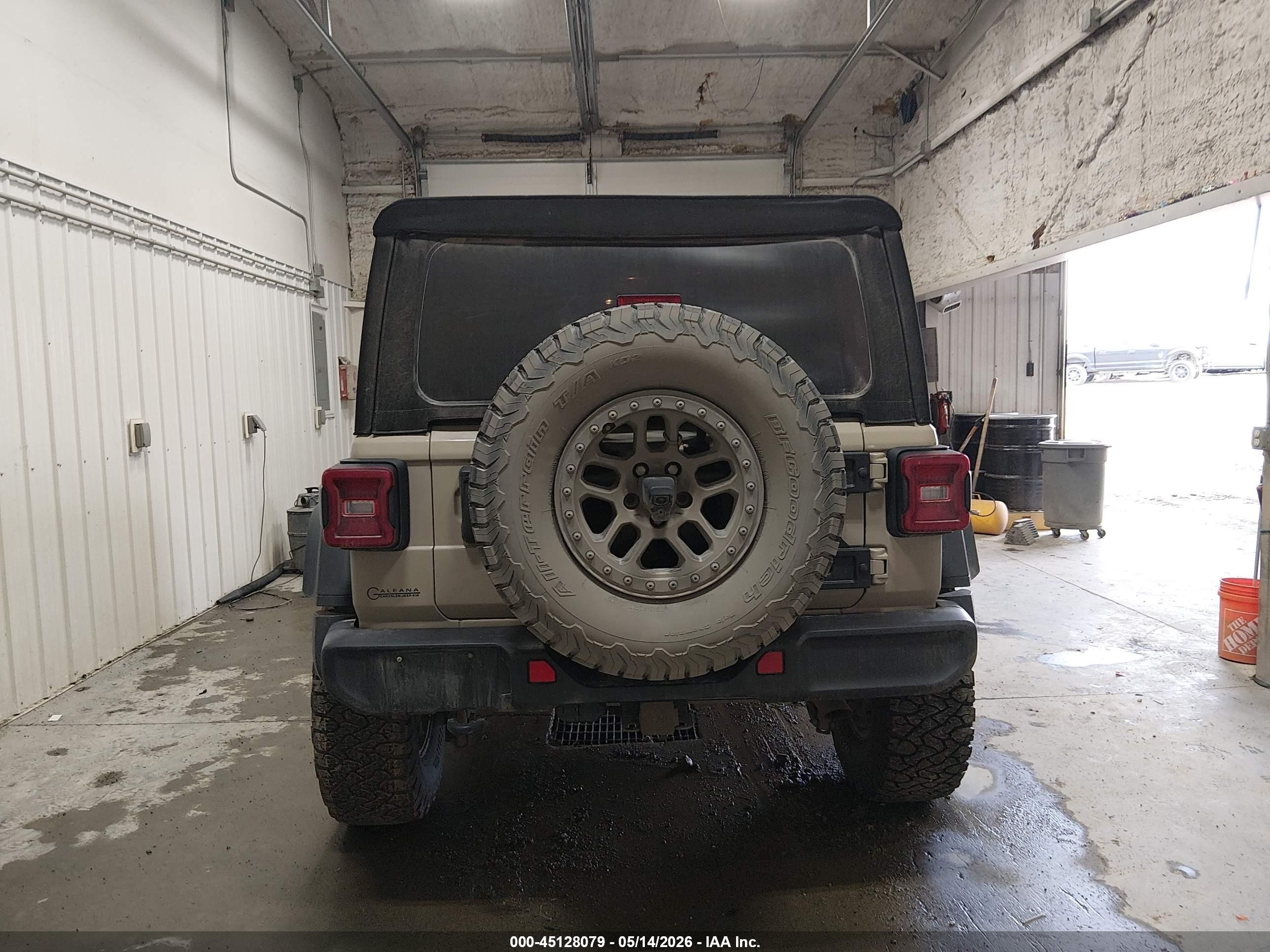 2022 Jeep Wrangler Unlimited Willys 4x4 Tan vin: 1C4HJXDG4NW219919