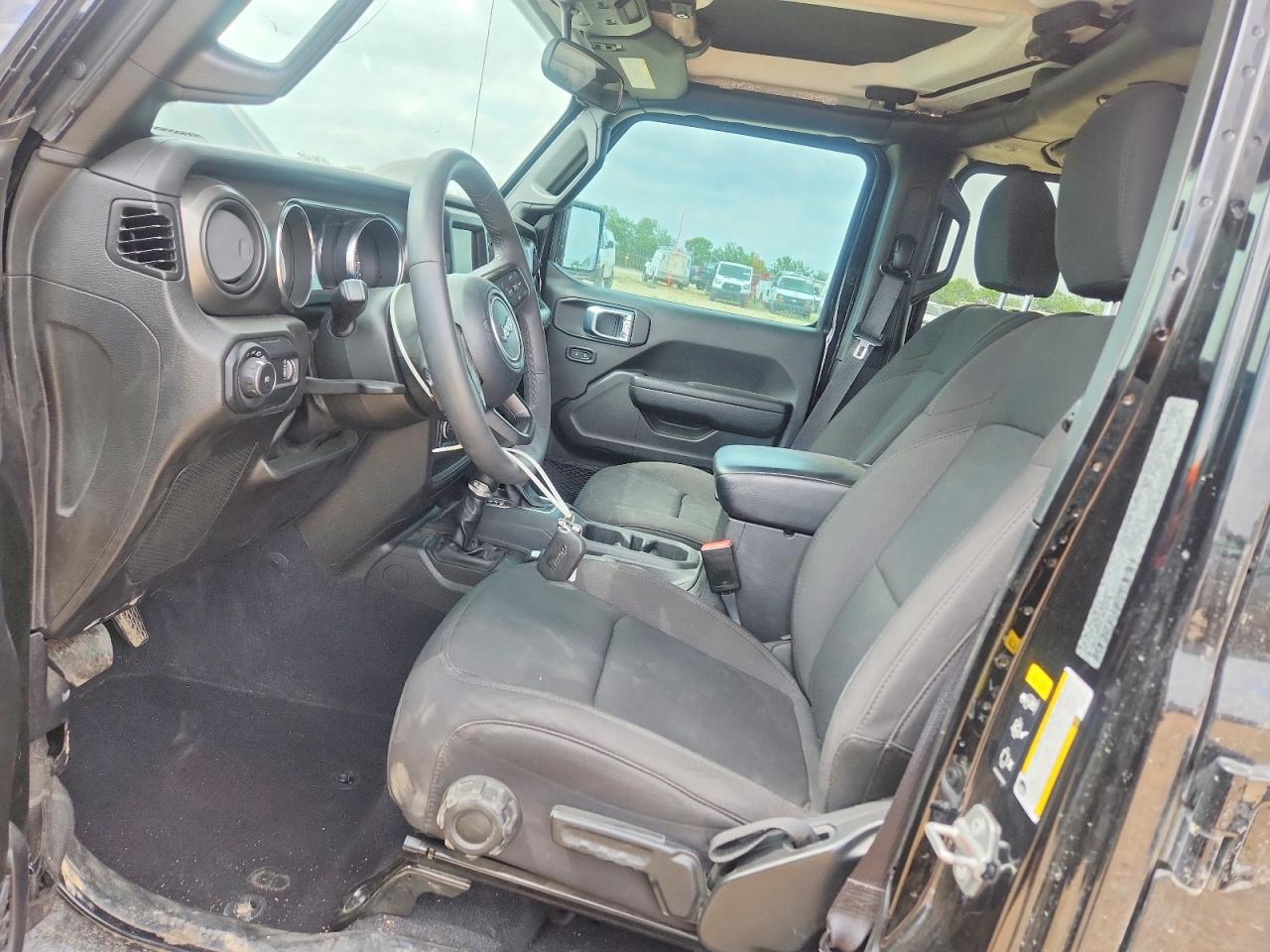 2023 Jeep Wrangler Sport Black vin: 1C4HJXDG4PW657343