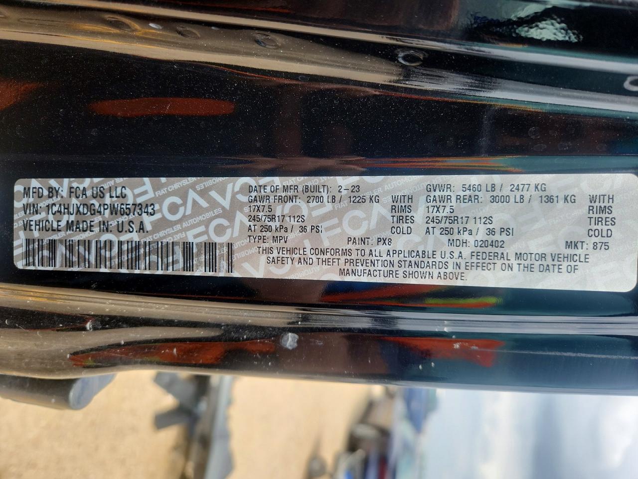 2023 Jeep Wrangler Sport Black vin: 1C4HJXDG4PW657343