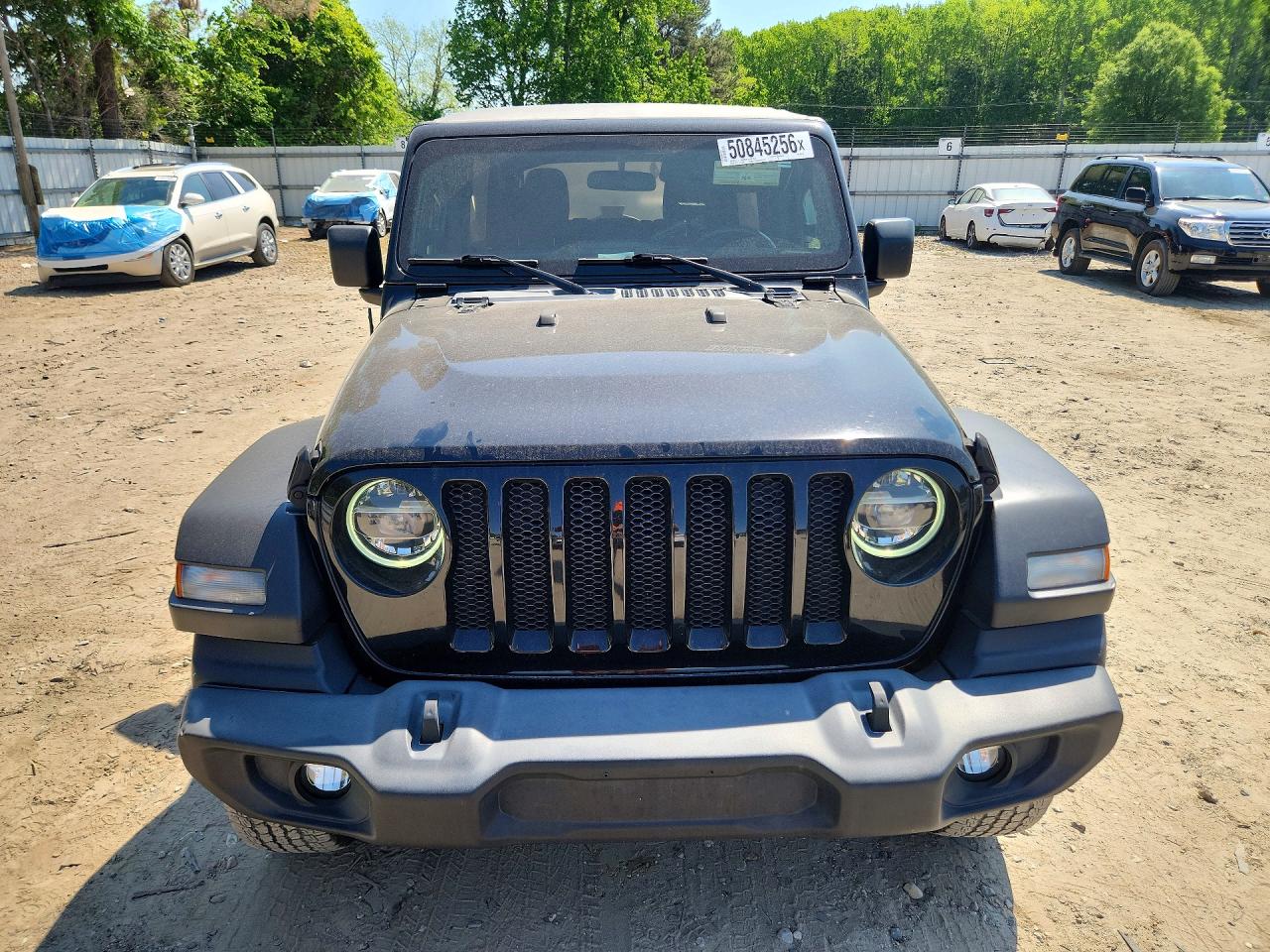 2021 Jeep Wrangler Unlimited Sport Black vin: 1C4HJXDG5MW602718