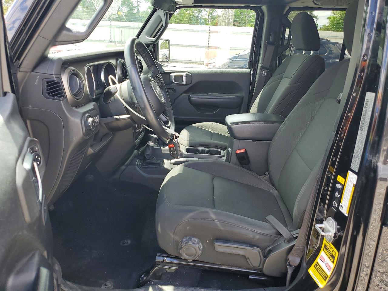 2020 Jeep Wrangler Unlimited Sport Black vin: 1C4HJXDG6LW173930