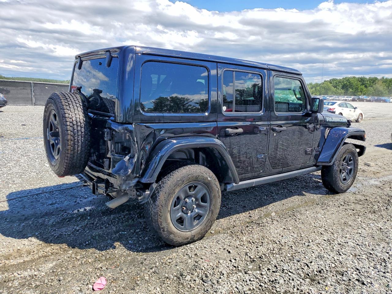 2020 Jeep Wrangler Unlimited Sport Black vin: 1C4HJXDG6LW173930