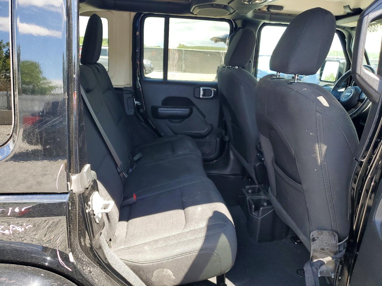 2020 Jeep Wrangler Unlimited Sport Black vin: 1C4HJXDG6LW173930