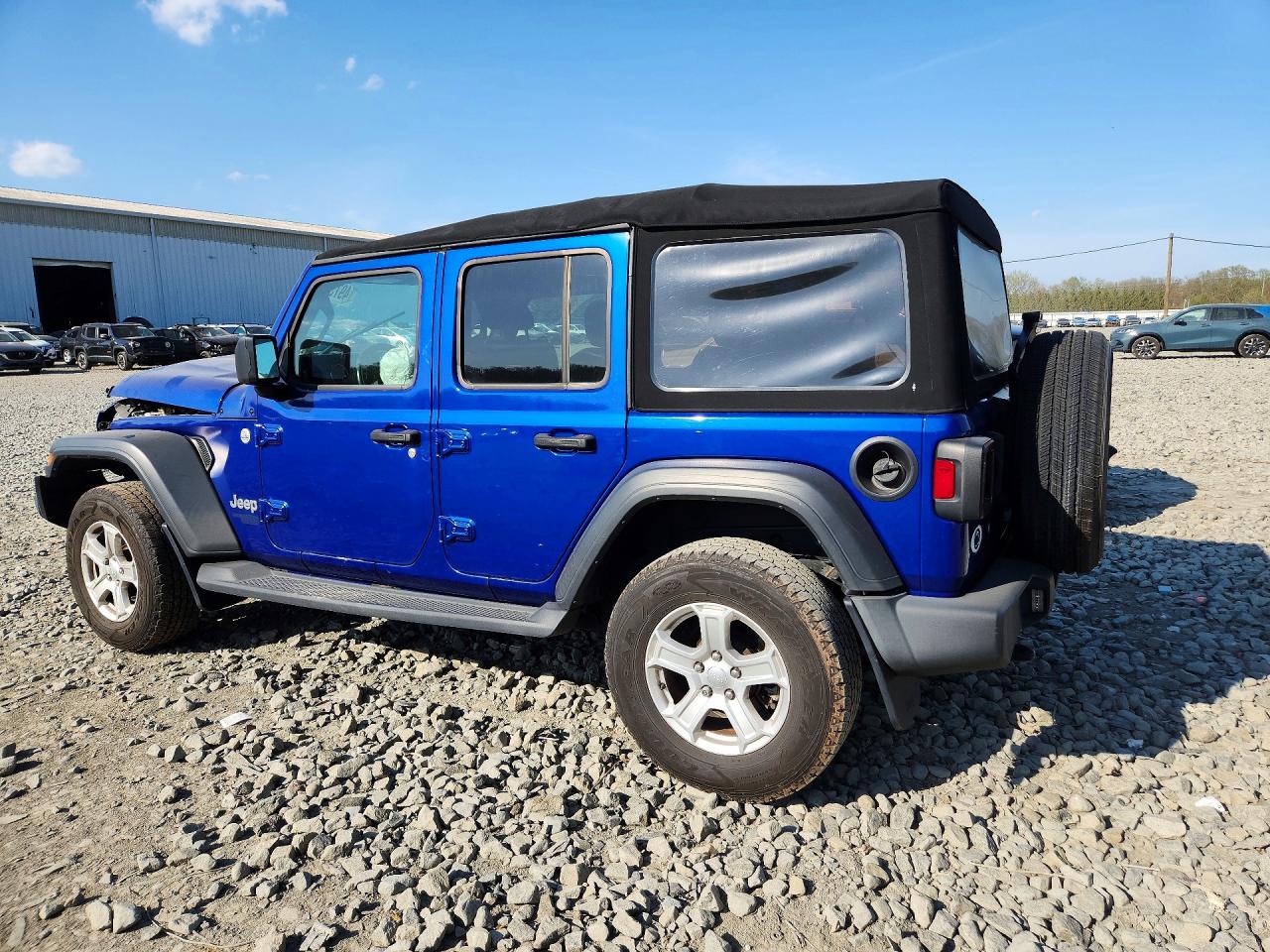 2020 Jeep Wrangler Unlimited Sport Blue vin: 1C4HJXDG7LW215005