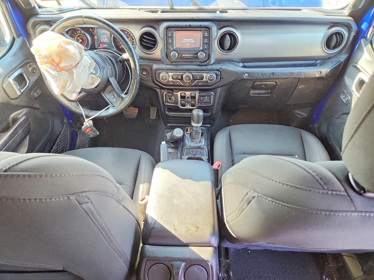 2020 Jeep Wrangler Unlimited Sport Blue vin: 1C4HJXDG7LW215005