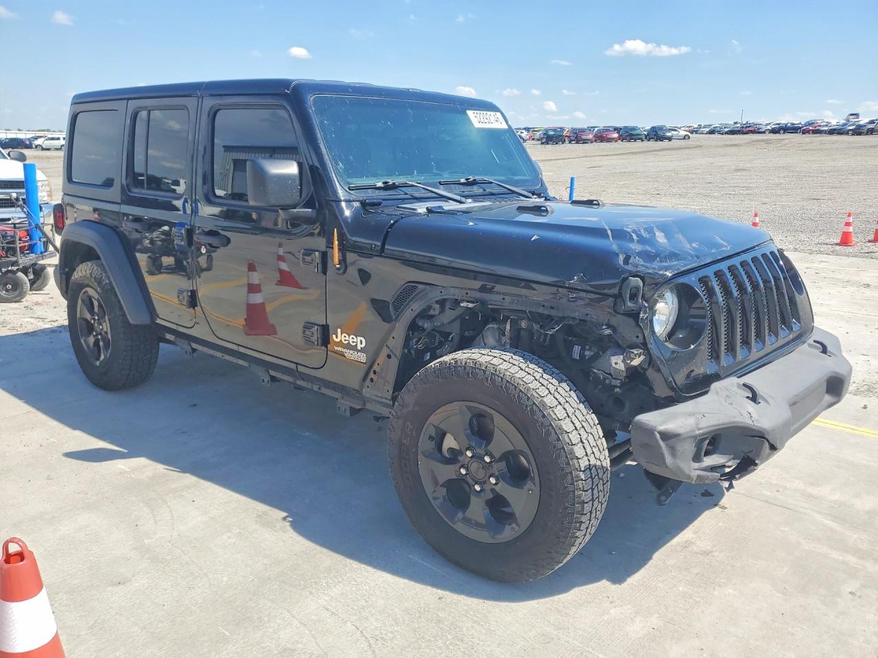 2018 Jeep Wrangler Unlimited Sport Black vin: 1C4HJXDG8JW280412