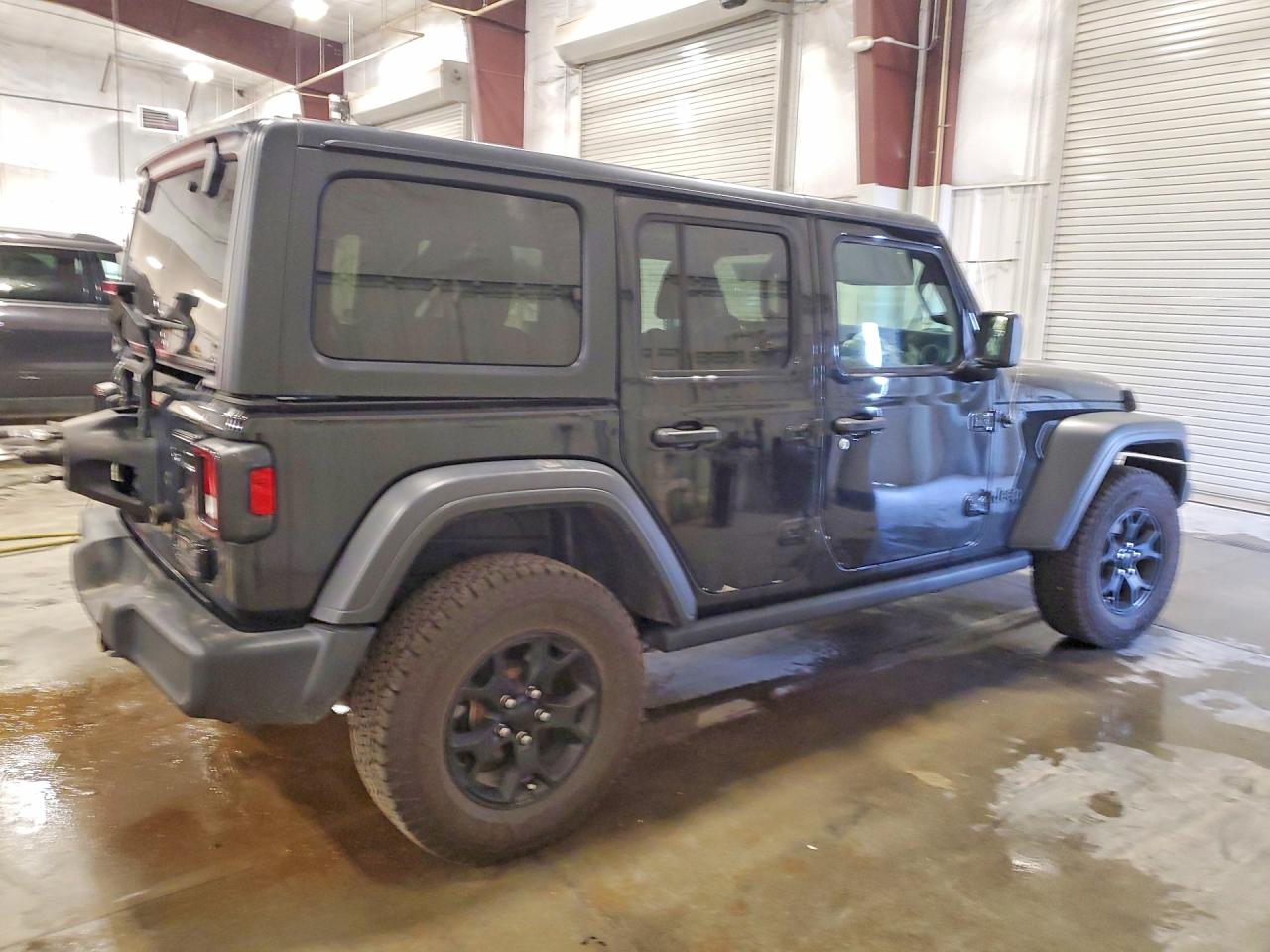 2020 Jeep Wrangler Unlimited Sport Black vin: 1C4HJXDG9LW247681