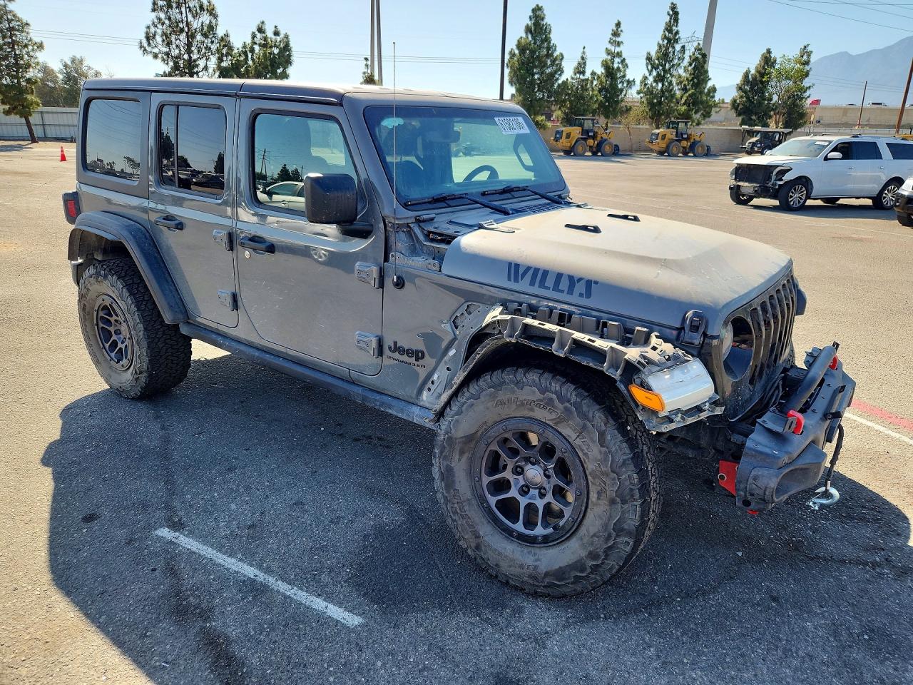 2023 Jeep Wrangler Sport Gray vin: 1C4HJXDG9PW588410