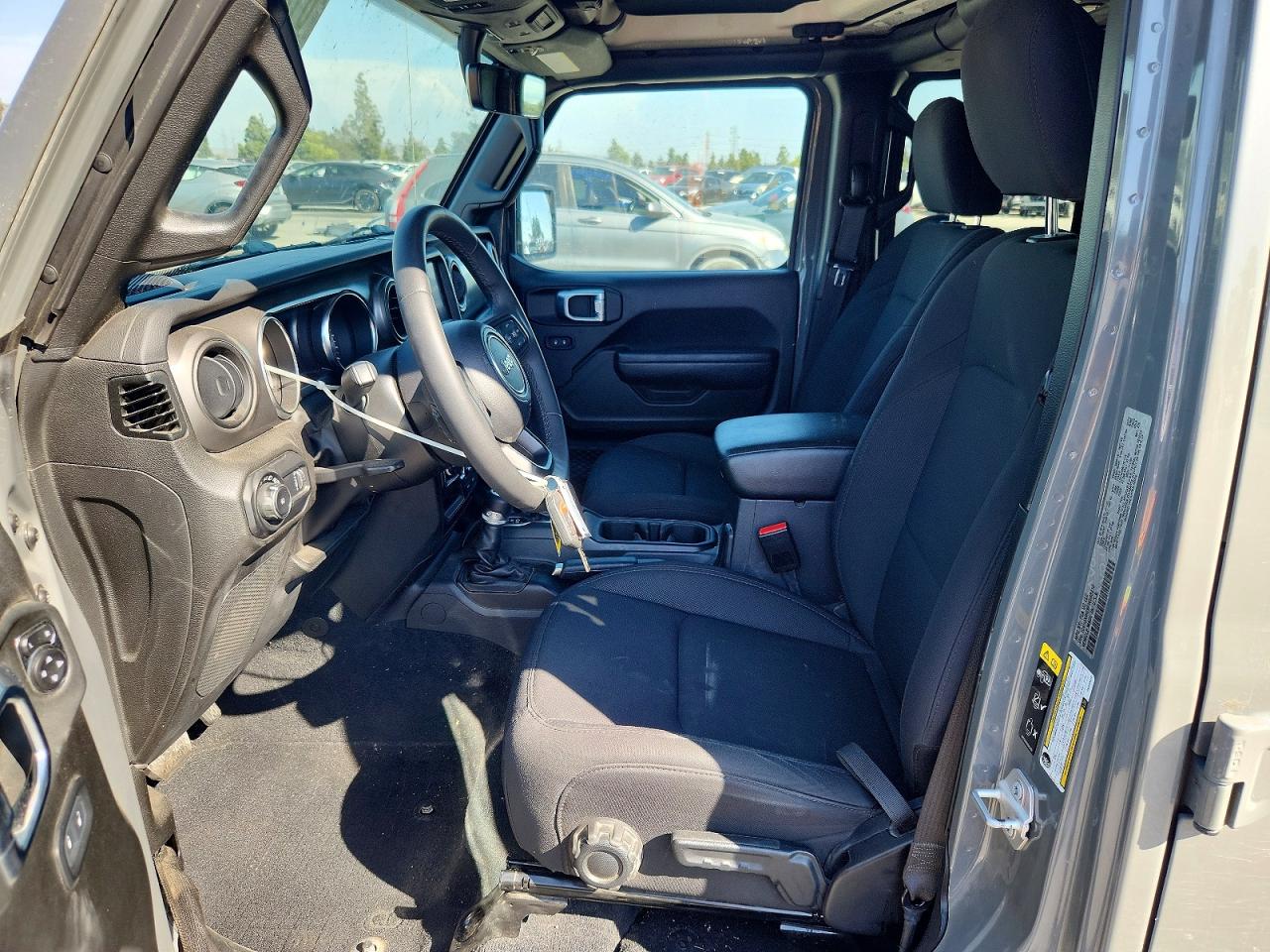 2023 Jeep Wrangler Sport Gray vin: 1C4HJXDG9PW588410