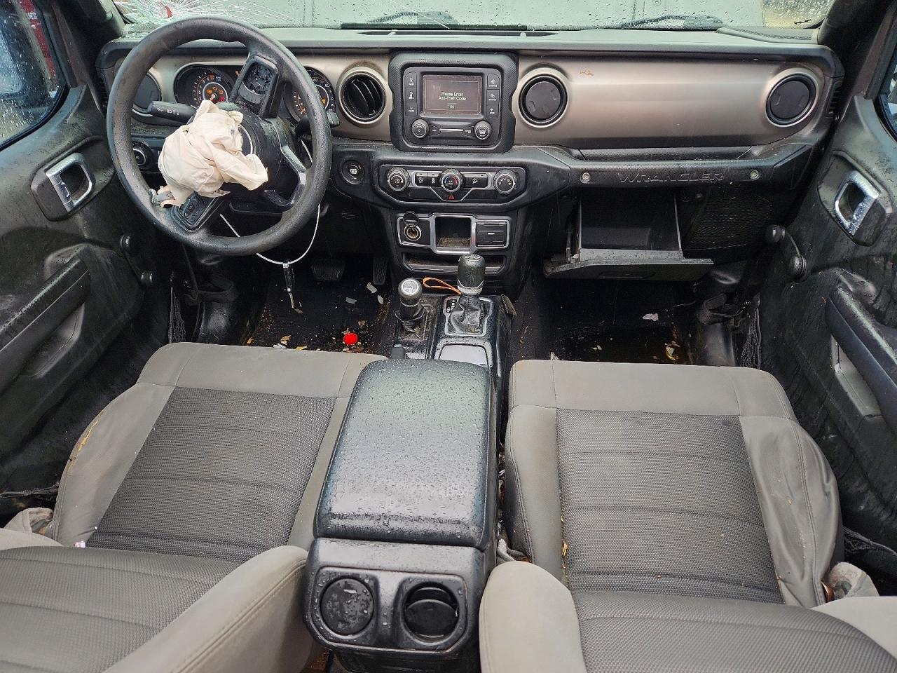 2018 Jeep Wrangler Unlimited Sport Gray vin: 1C4HJXDGXJW151555