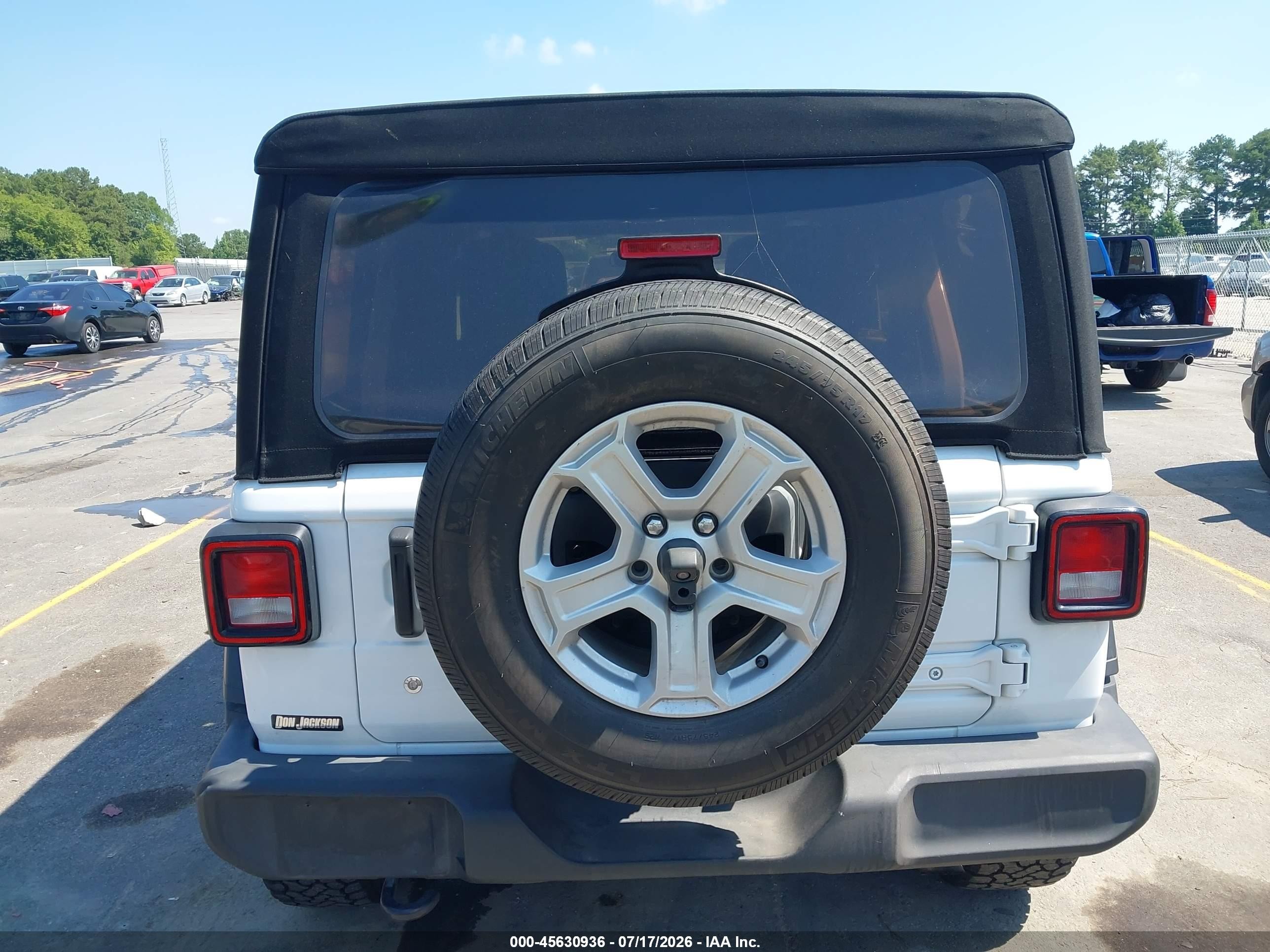 2019 Jeep Wrangler Unlimited Sport S 4x4 White vin: 1C4HJXDGXKW573052