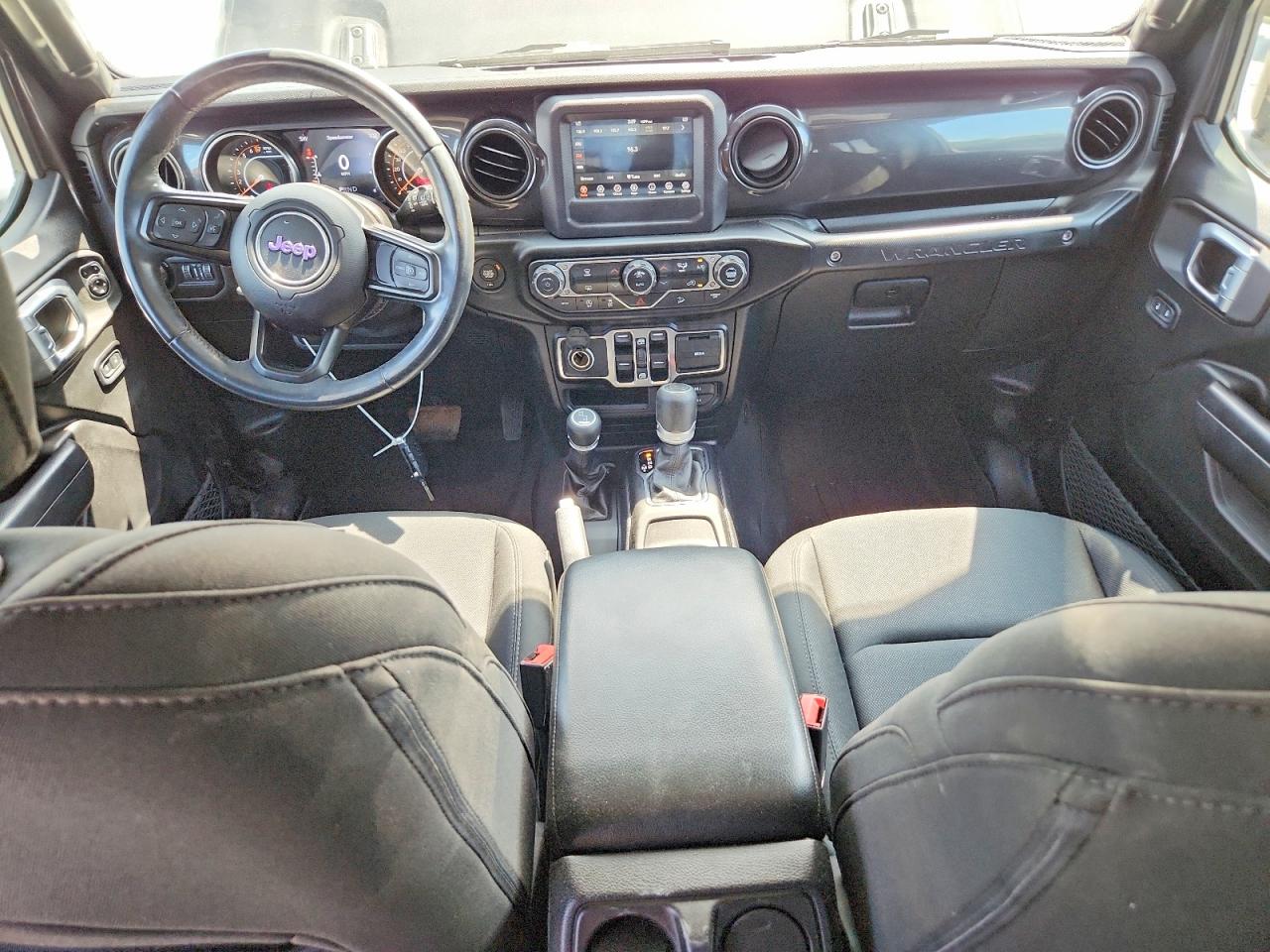 2020 Jeep Wrangler Unlimited Sport Black vin: 1C4HJXDGXLW128277