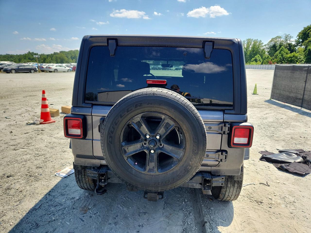 2020 Jeep Wrangler Unlimited Sport Black vin: 1C4HJXDGXLW128277
