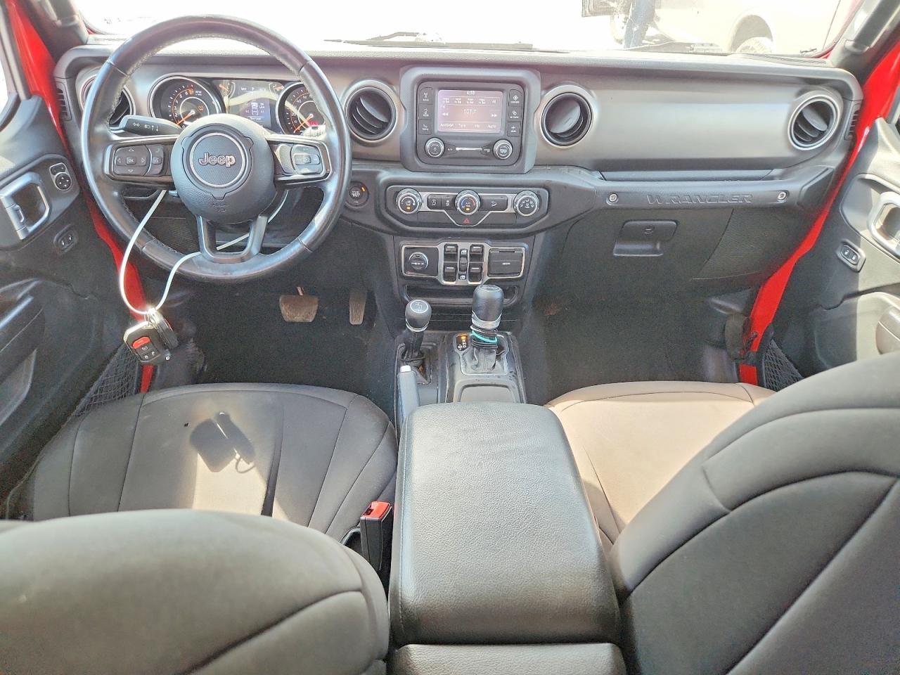 2020 Jeep Wrangler Unlimited Sport Red vin: 1C4HJXDGXLW144088