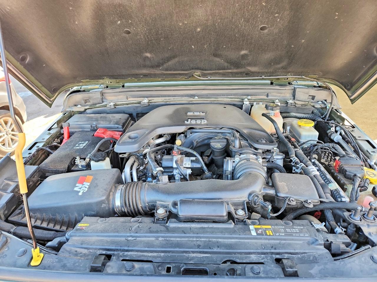 2021 Jeep Wrangler Unlimited Sport Green vin: 1C4HJXDGXMW505286