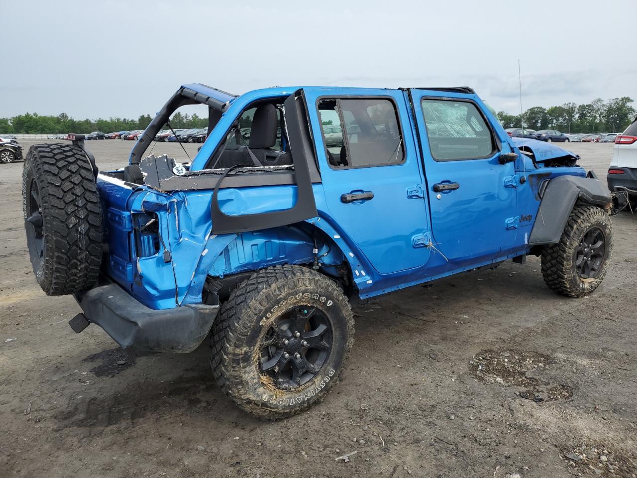 2023 Jeep Wrangler Sport Blue vin: 1C4HJXDM3PW530878