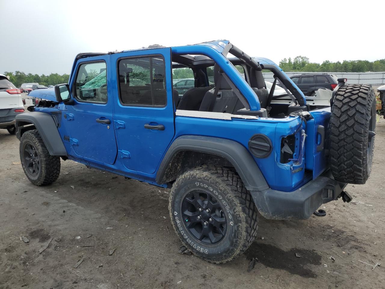 2023 Jeep Wrangler Sport Blue vin: 1C4HJXDM3PW530878