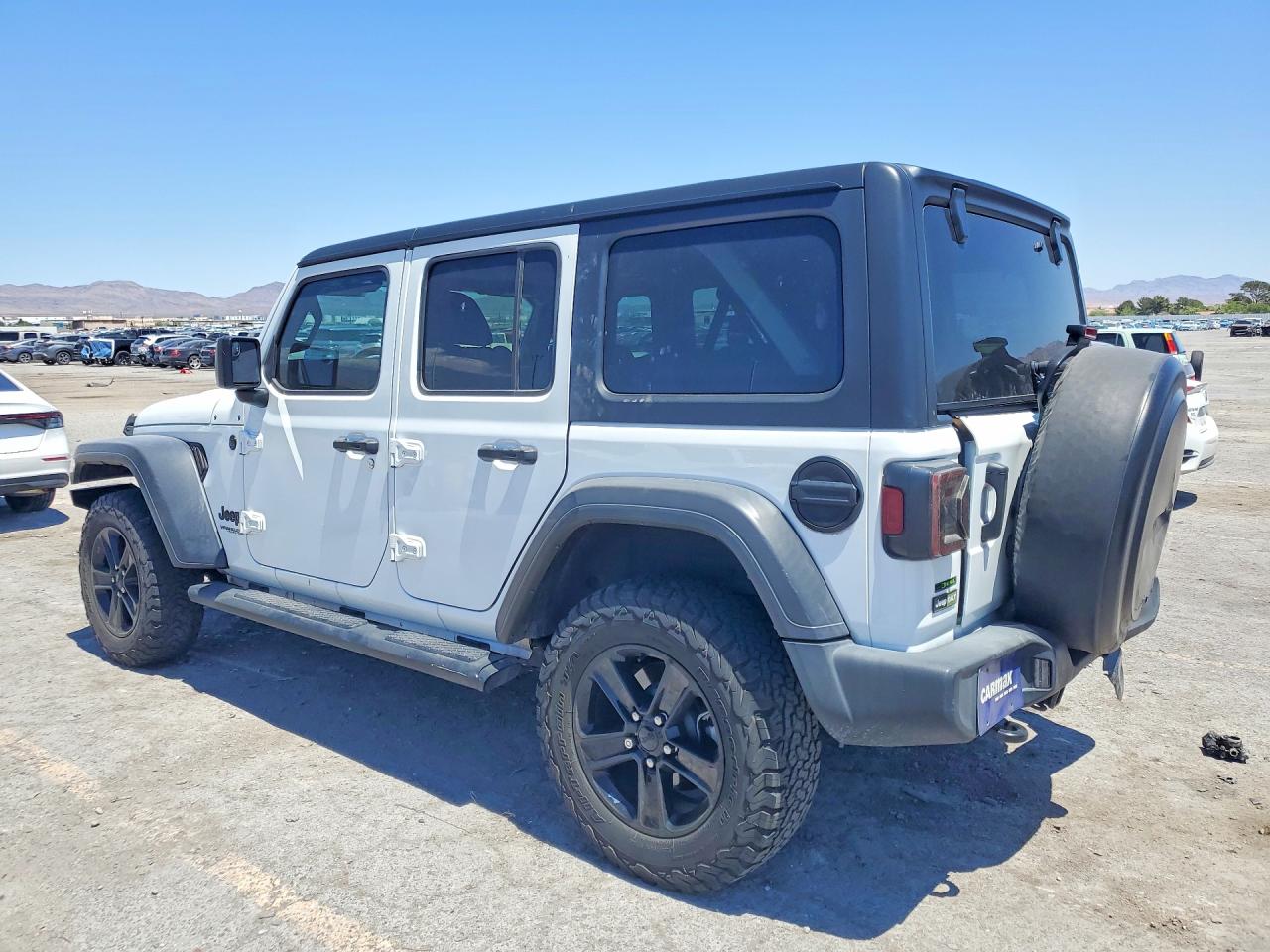 2020 Jeep Wrangler Unlimited Sport White vin: 1C4HJXDM6LW350076