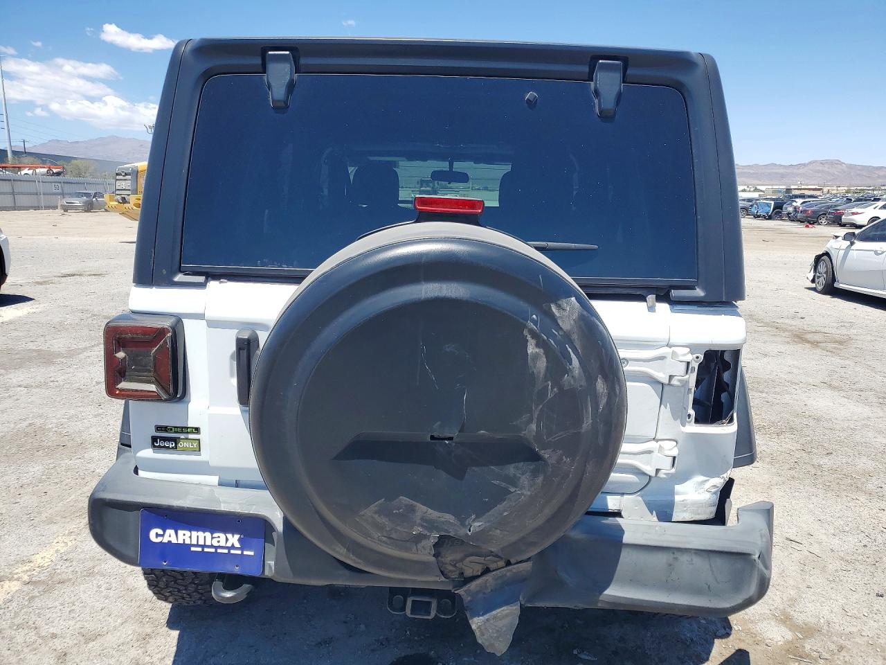 2020 Jeep Wrangler Unlimited Sport White vin: 1C4HJXDM6LW350076