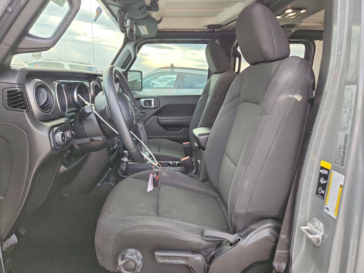 2022 Jeep Wrangler Unlimited Sport Gray vin: 1C4HJXDM7NW242813