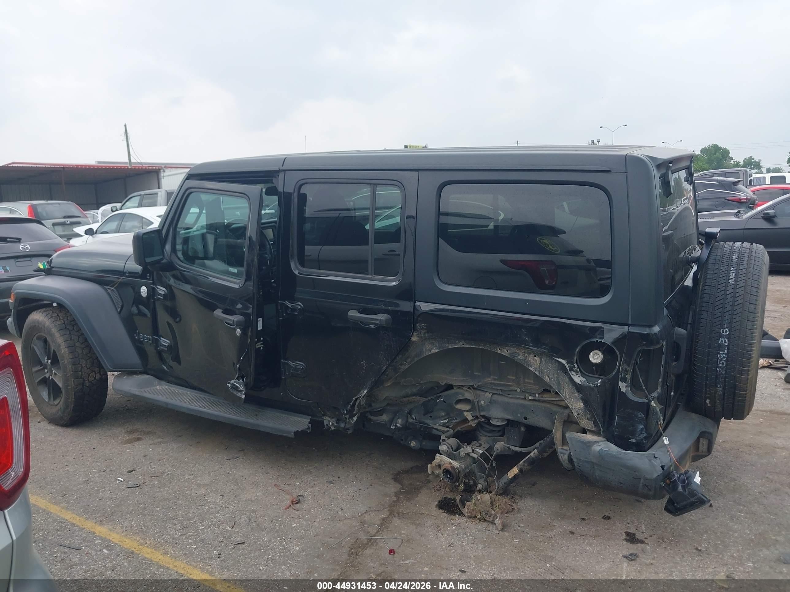 2020 Jeep Wrangler Unlimited Sport Altitude 4x4 Black vin: 1C4HJXDN0LW154207