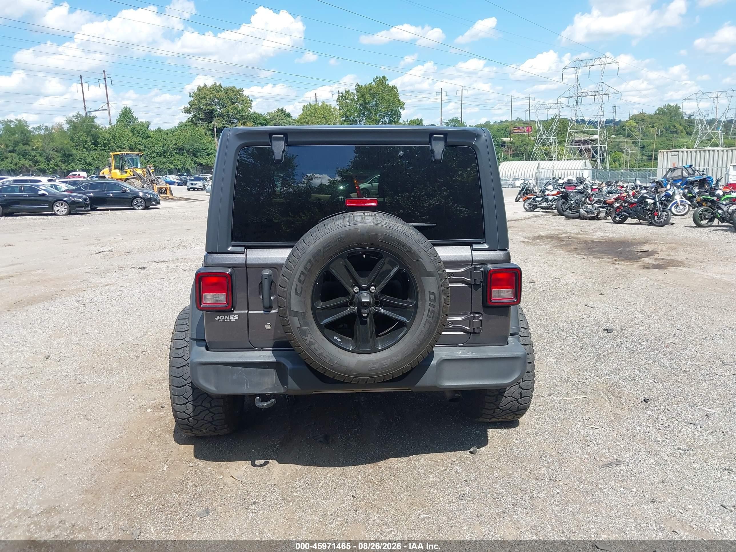 2019 Jeep Wrangler Unlimited Sport S 4x4 Серый vin: 1C4HJXDN1KW668470