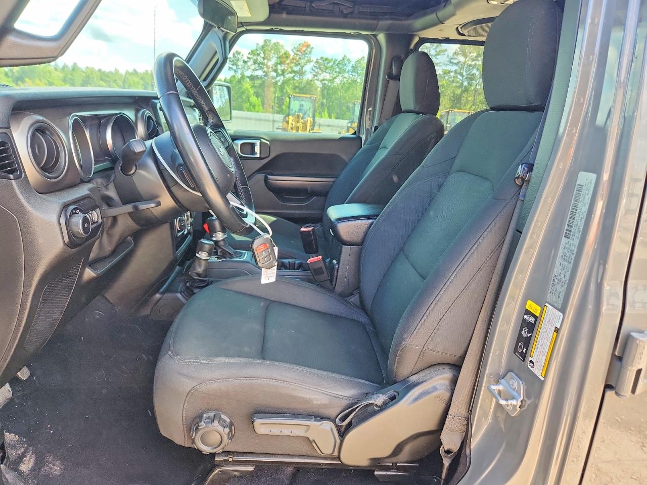 2020 Jeep Wrangler Unlimited Sport Gray vin: 1C4HJXDN1LW166902