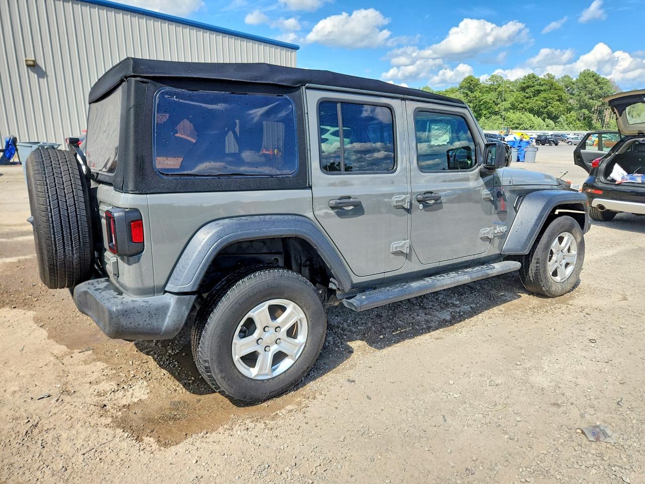 2020 Jeep Wrangler Unlimited Sport Gray vin: 1C4HJXDN1LW166902