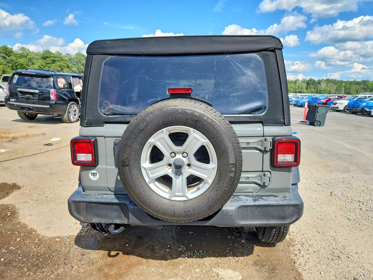 2020 Jeep Wrangler Unlimited Sport Gray vin: 1C4HJXDN1LW166902