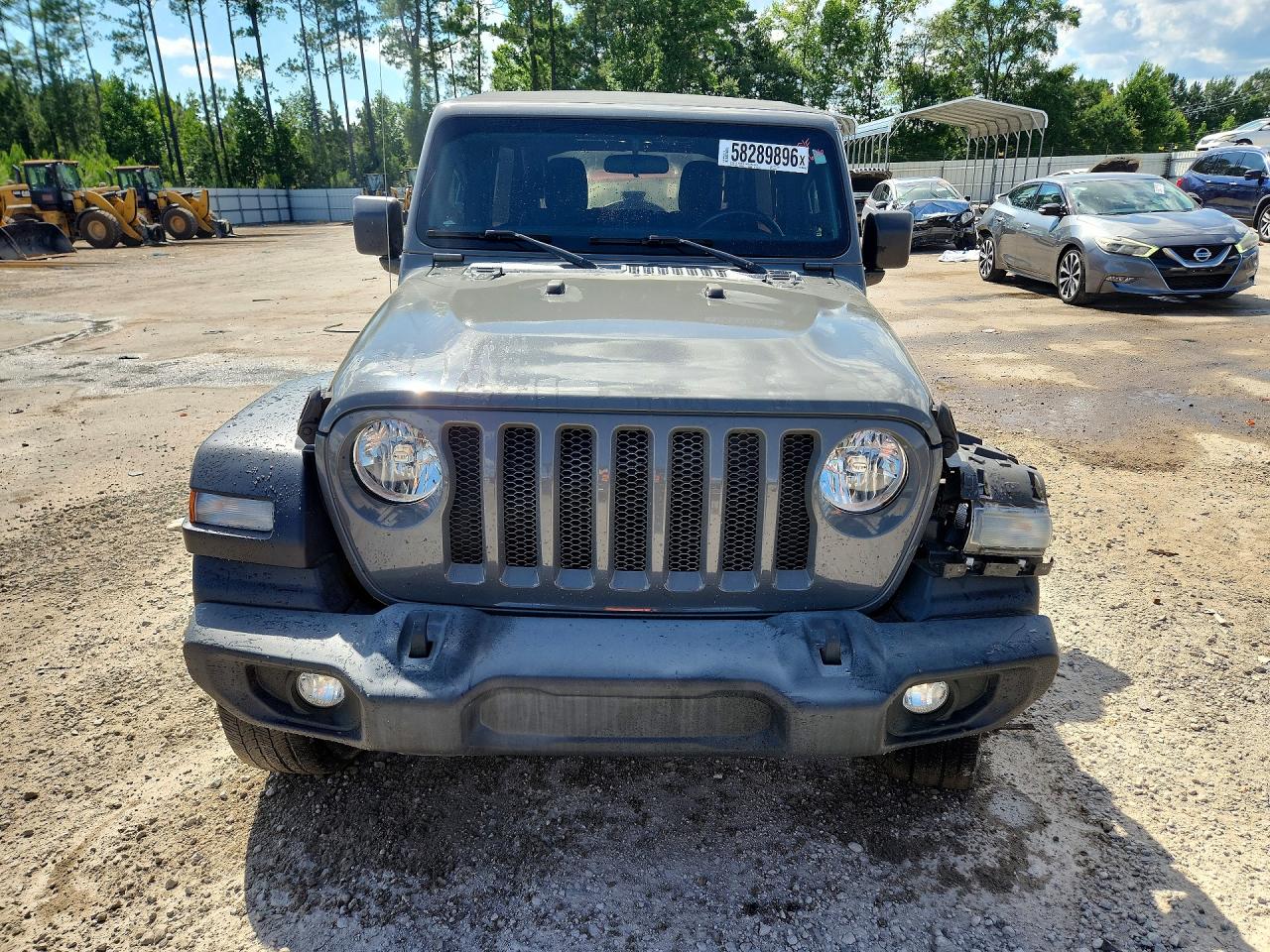 2020 Jeep Wrangler Unlimited Sport Gray vin: 1C4HJXDN1LW166902