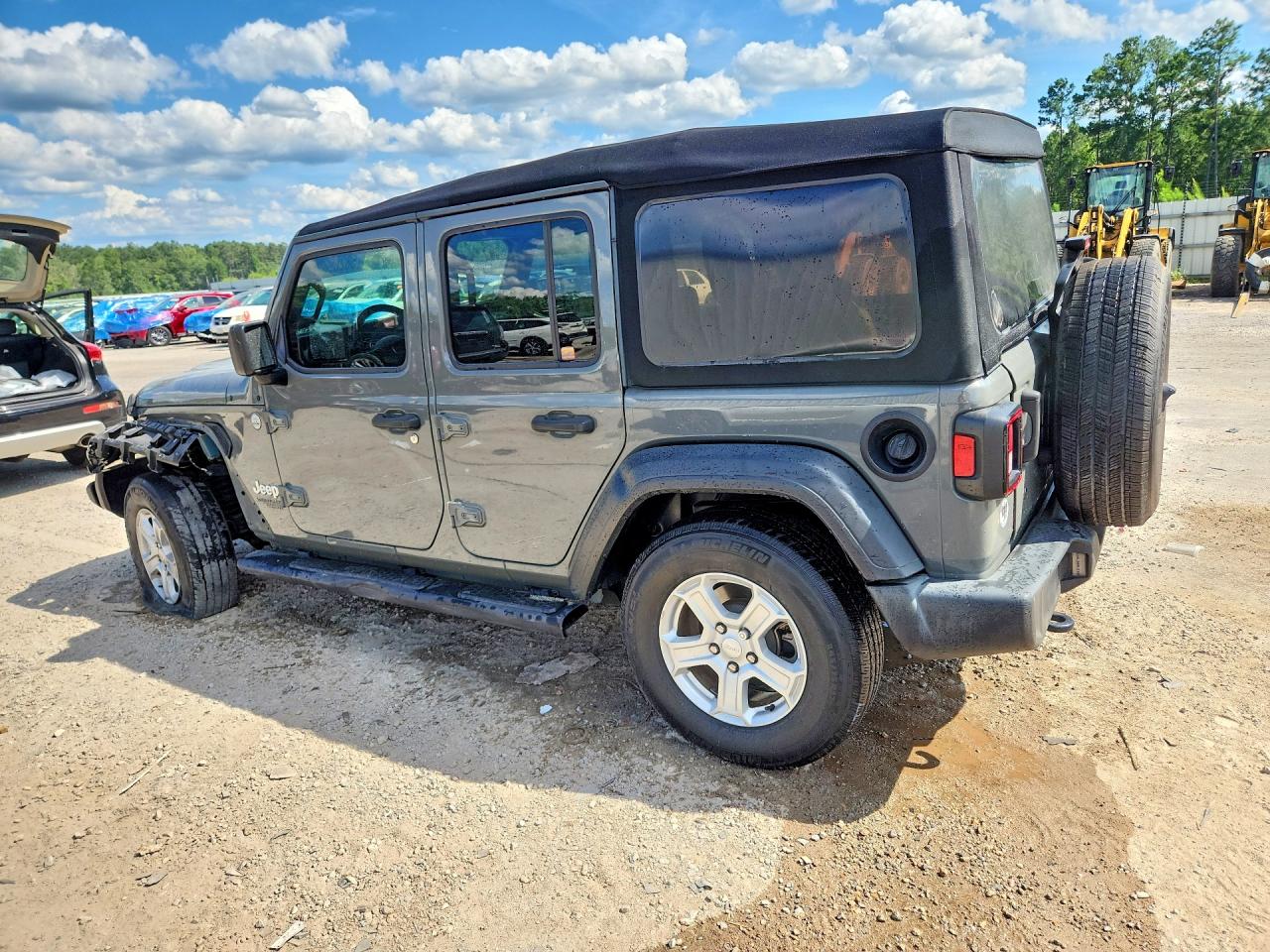 2020 Jeep Wrangler Unlimited Sport Gray vin: 1C4HJXDN1LW166902