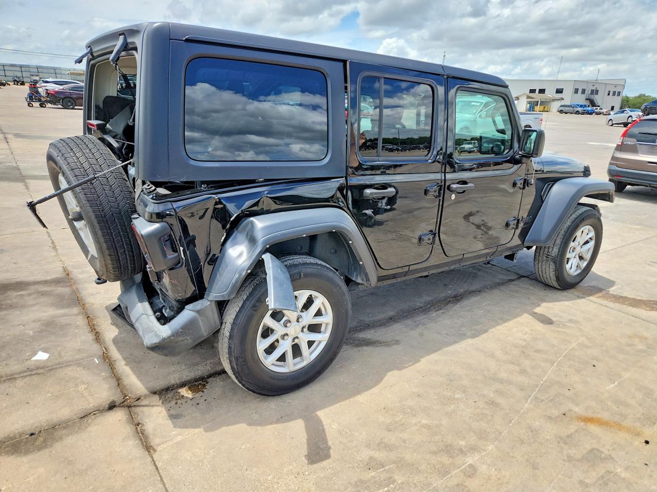 2023 Jeep Wrangler Sport Black vin: 1C4HJXDN1PW634701