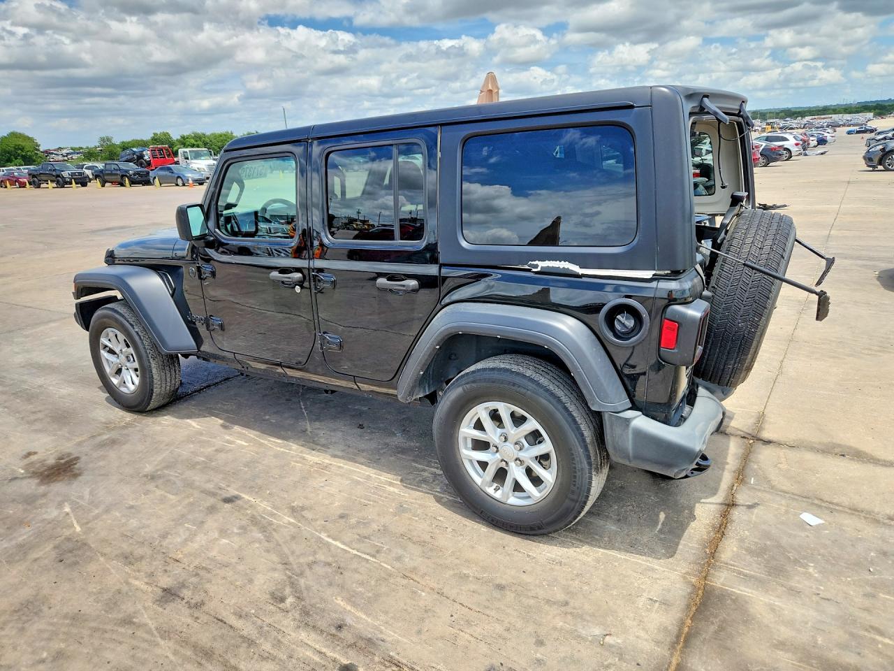 2023 Jeep Wrangler Sport Black vin: 1C4HJXDN1PW634701