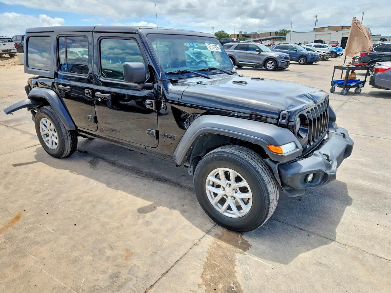 2023 Jeep Wrangler Sport Black vin: 1C4HJXDN1PW634701