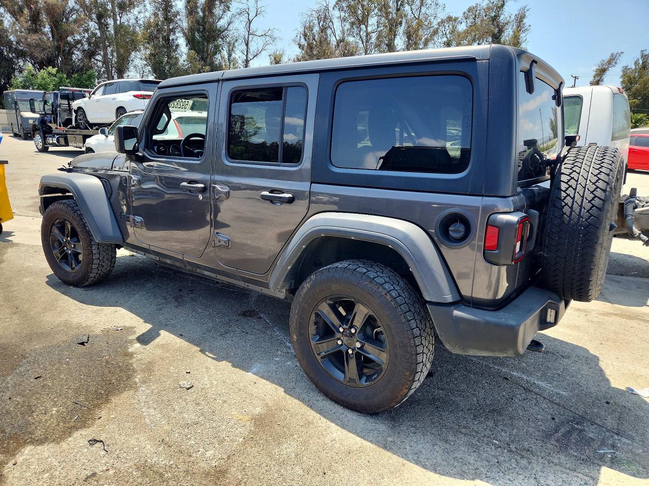 2021 Jeep Wrangler Unlimited Sport Серый vin: 1C4HJXDN2MW670649