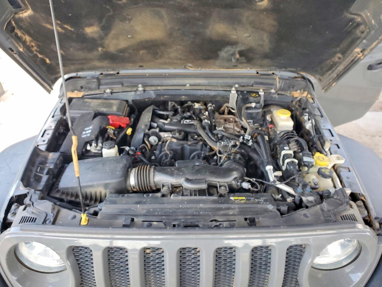 2020 Jeep Wrangler Unlimited Sport Gray vin: 1C4HJXDN3LW299628