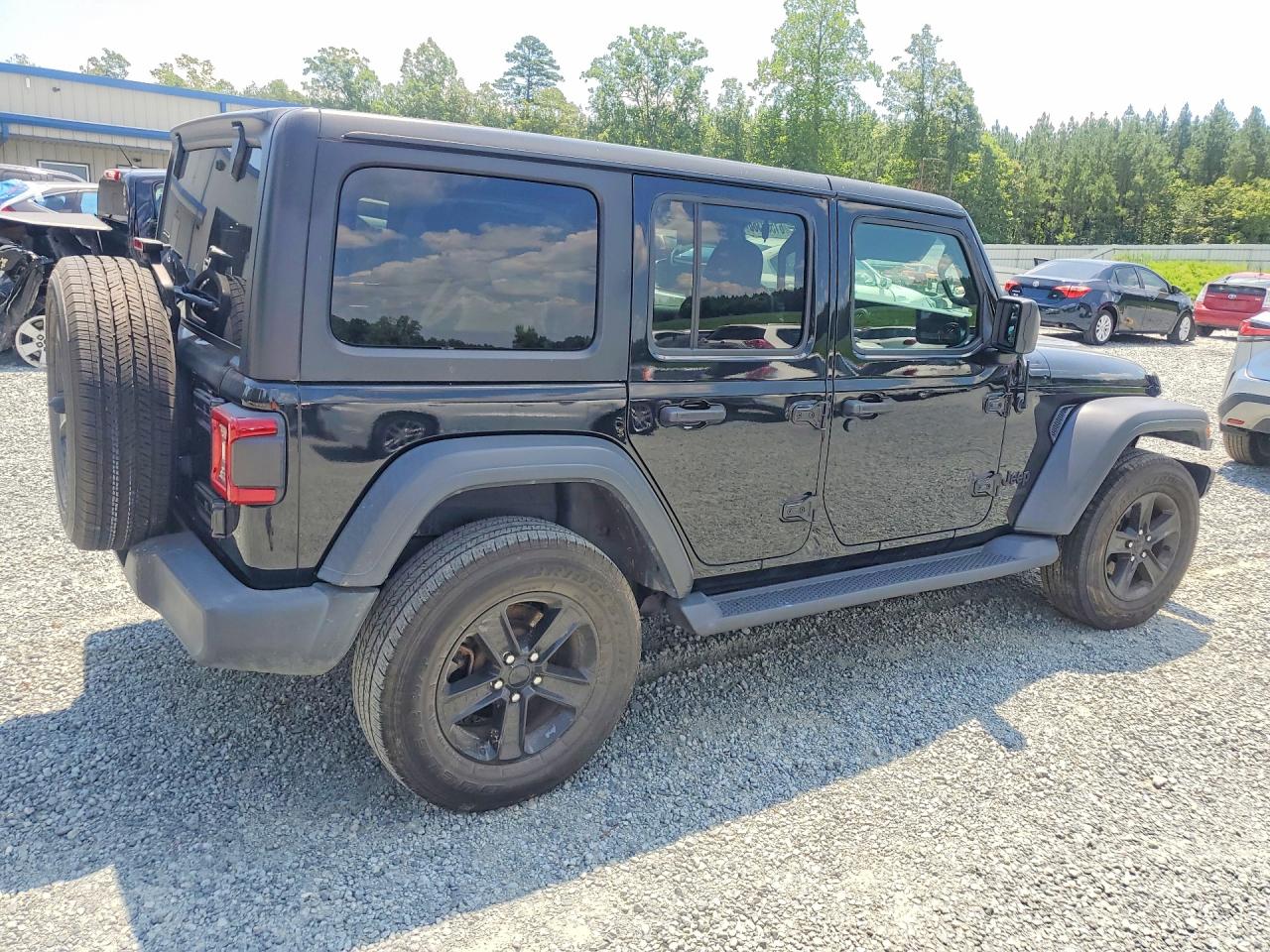 2020 Jeep Wrangler Unlimited Sport Black vin: 1C4HJXDN3LW347760