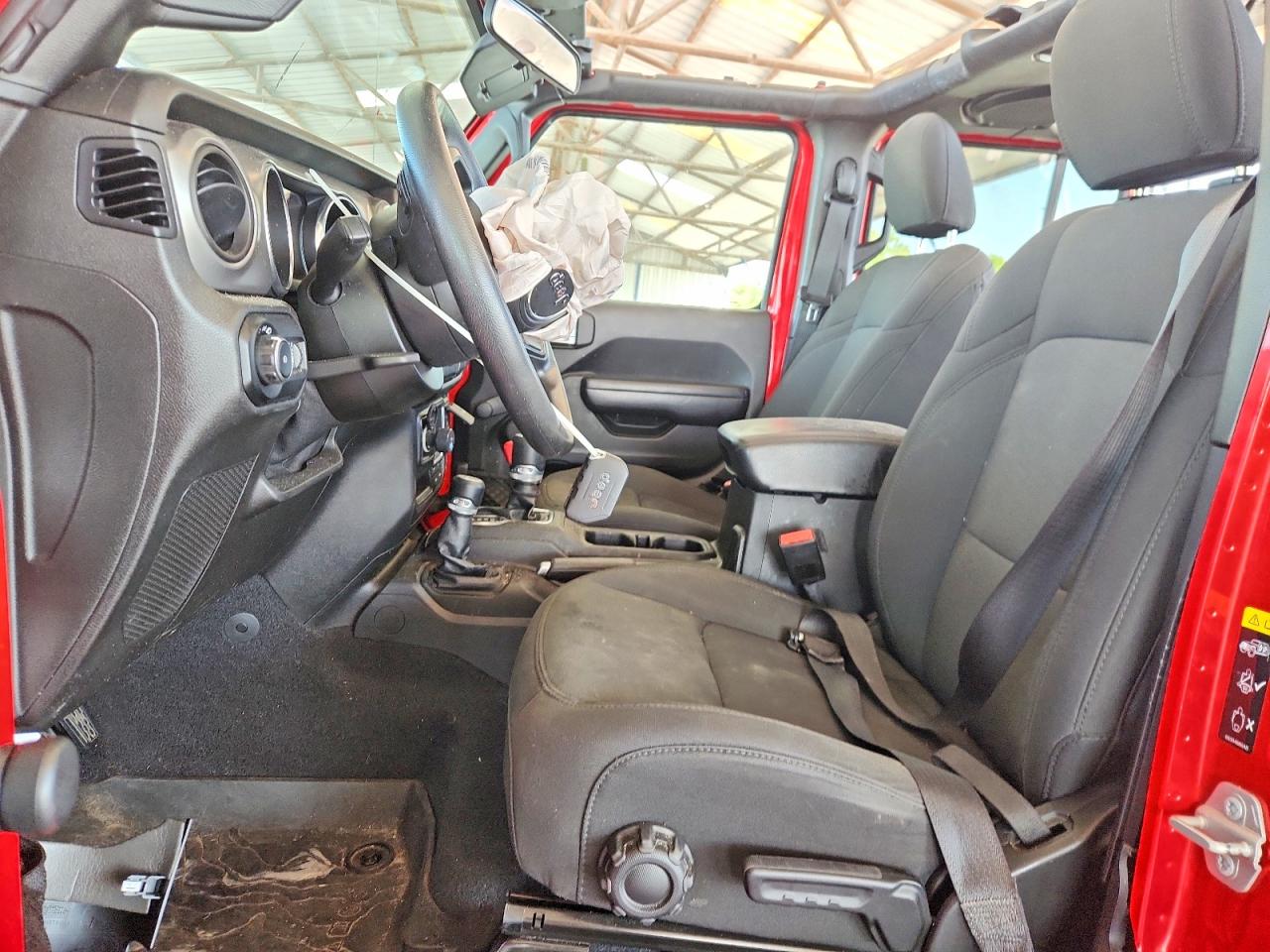 2021 Jeep Wrangler Unlimited Sport Red vin: 1C4HJXDN3MW666531